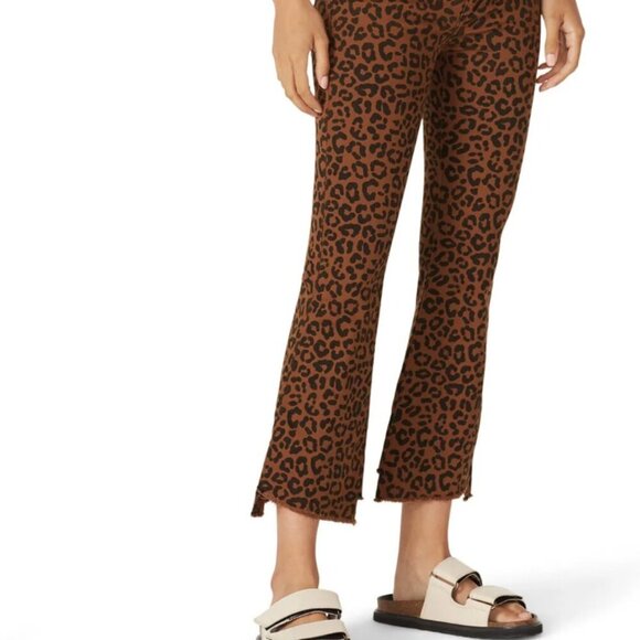 DL1961 High Rise Jeans Cropped FLATTERING Jaguar Animal Print Jeans 25 - Picture 4 of 14